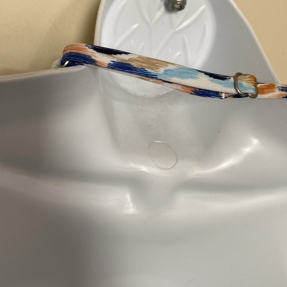 Garnet Hill Muilticolor Ikat Print Swim Dress 6 Overlay Bathing Suit - Picture 4 of 10